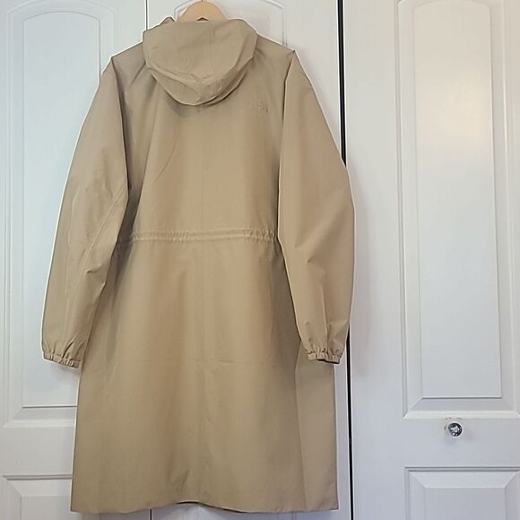 The North Face Daybreak Hooded Rain Jacket Parka Beige Women’s 1X - Picture 7 of 16
